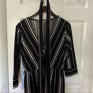 Black midi dress women